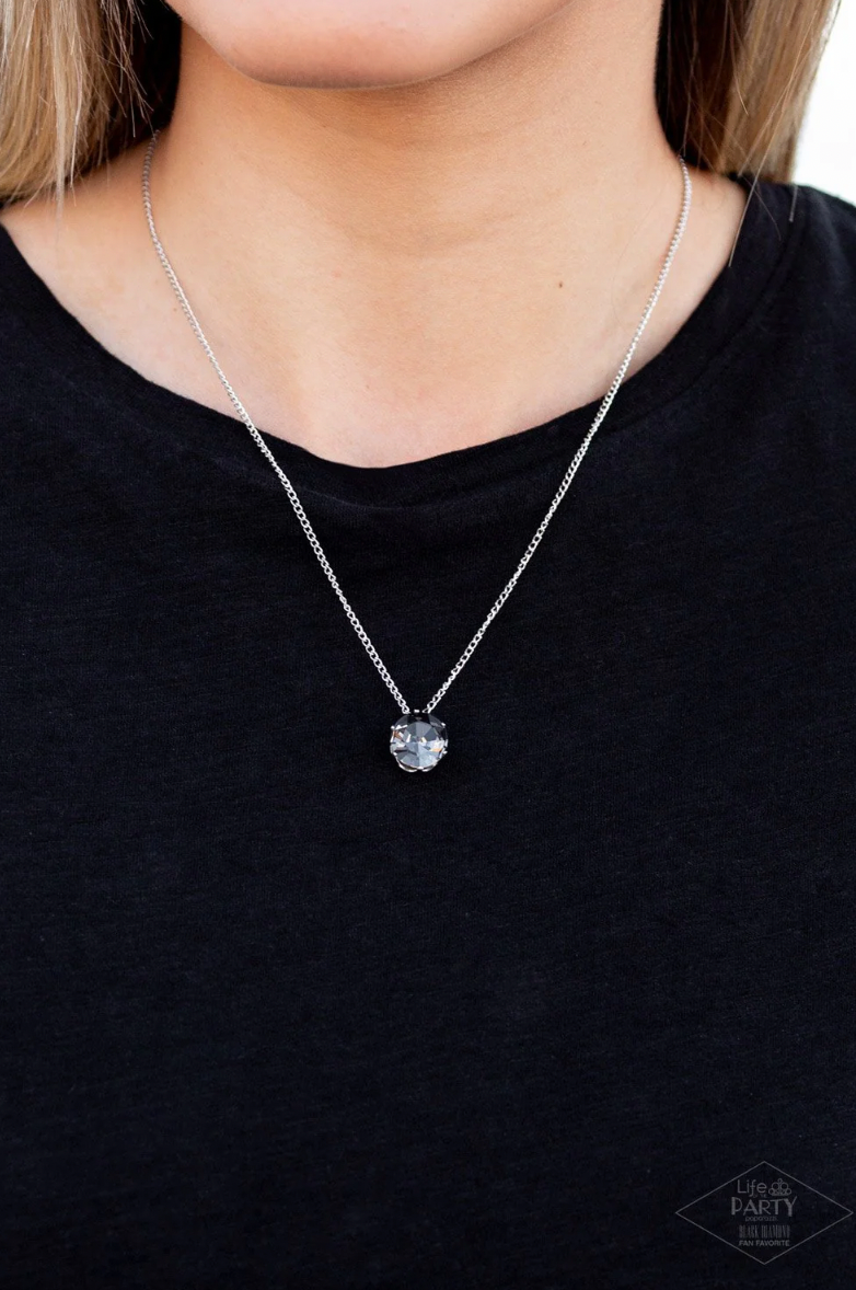 Paparazzi What A Gem - Silver Necklace