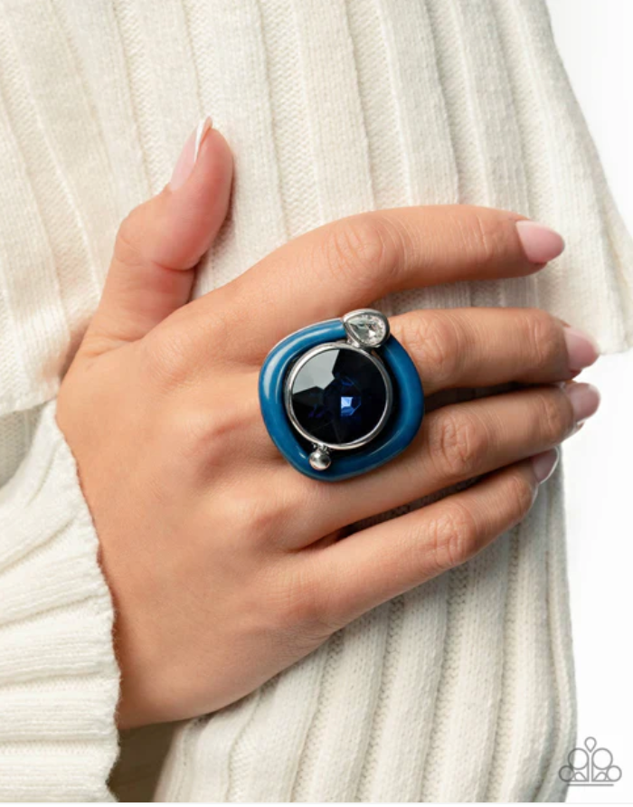 Paparazi Colorful Caliber - Blue Ring