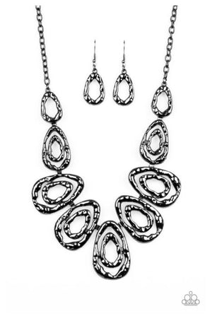 Paparazzi Terra Couture - Black Necklace - Spellbound Jewelz