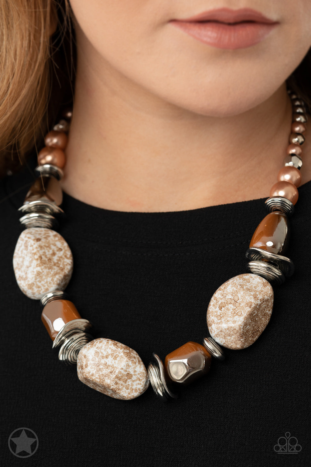 Paparazzi In Good Glazes - Peach Necklace