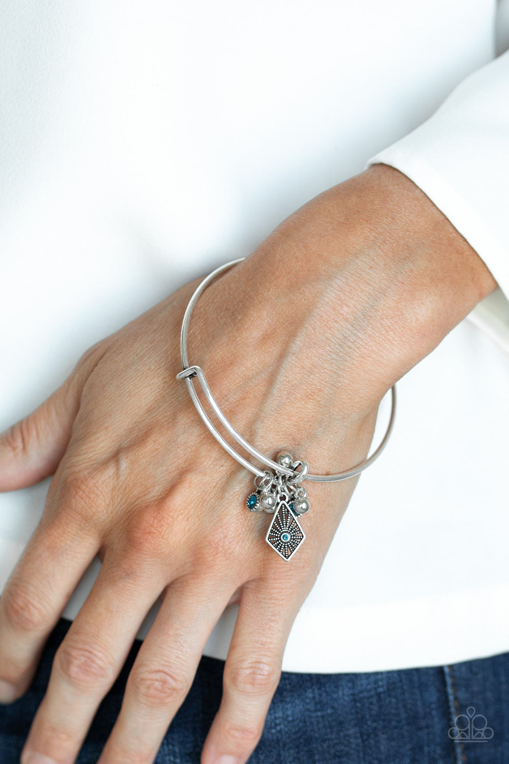 Paparazzi Treasure Charms - Blue Bracelet