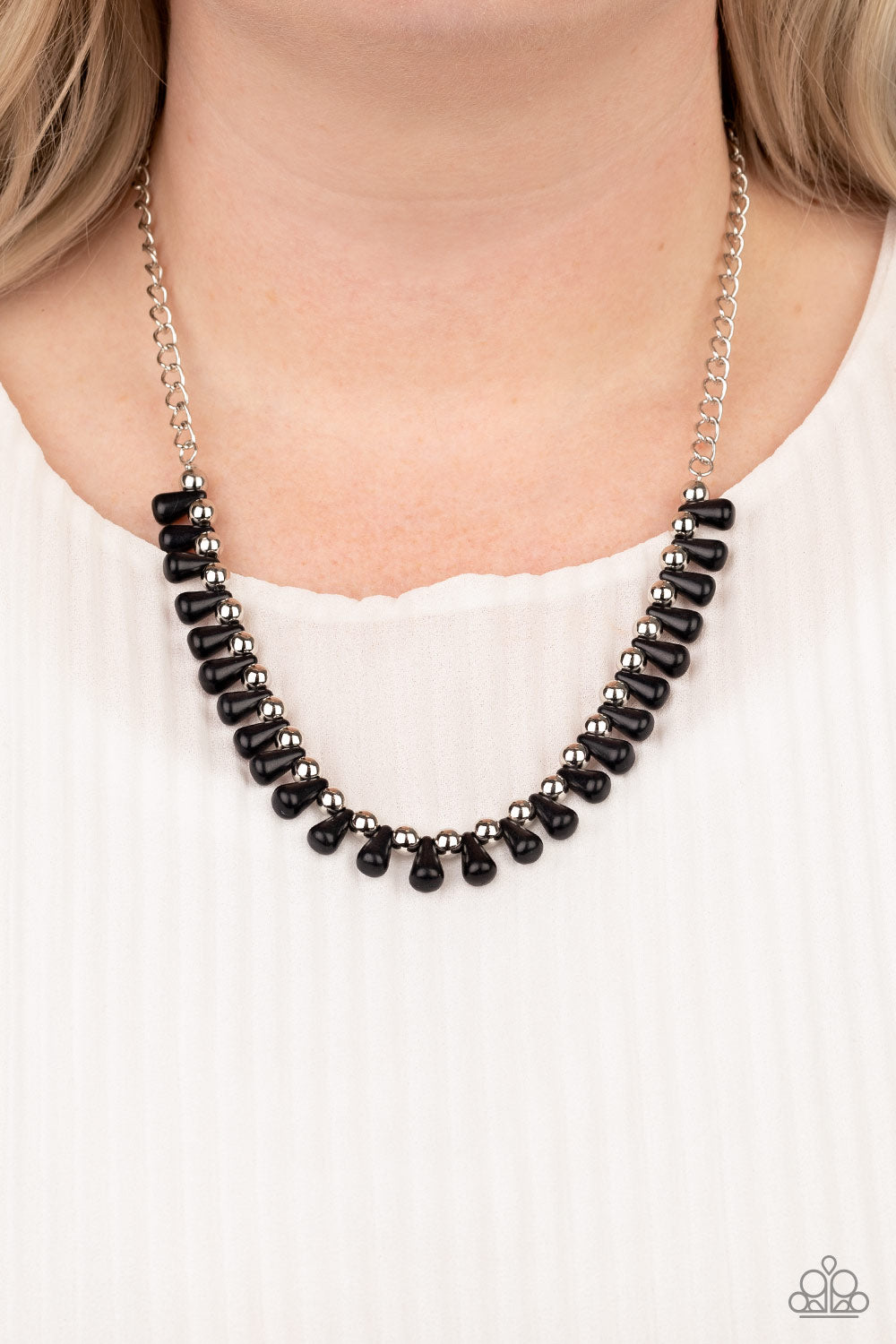 Paparazzi Extinct Species - Black Necklace