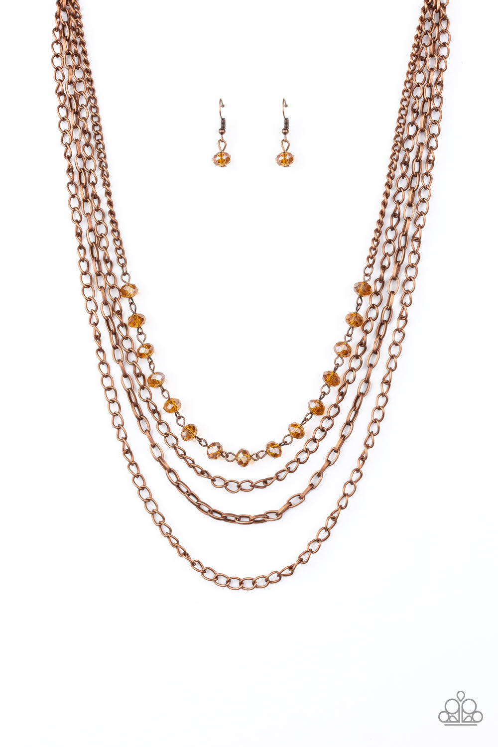 Paparazzi Extravagant Elegance - Copper Necklace
