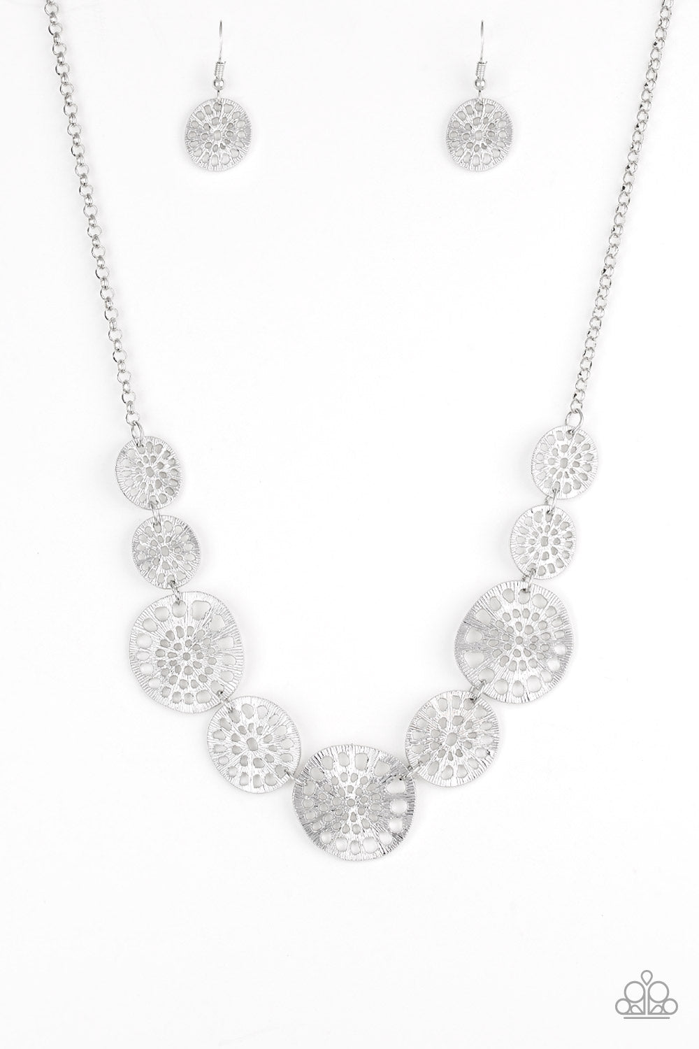 Paparazzi Your Own Free WHEEL - Silver Necklace