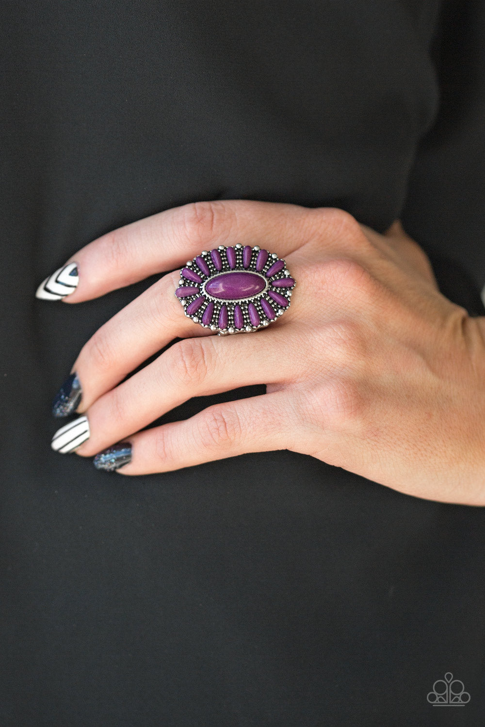 Paparazzi Cactus Cabana - Purple Ring