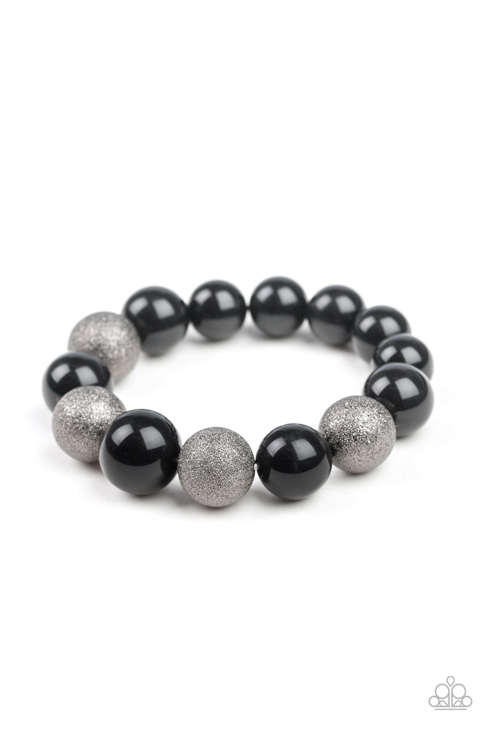 Paparazzi Humble Hustle - Black Bracelet