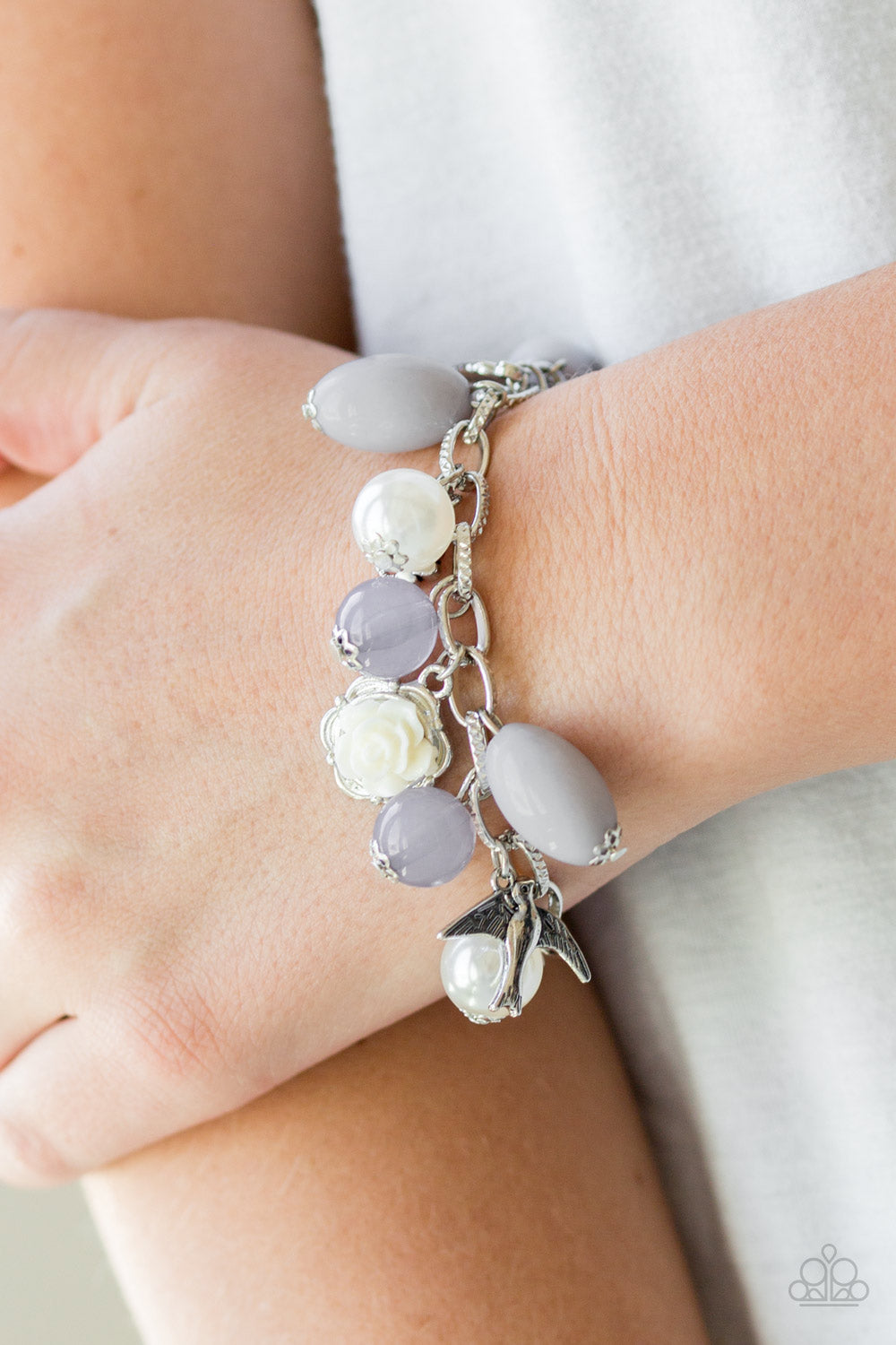 Paparazzi Love Doves - Silver Bracelet