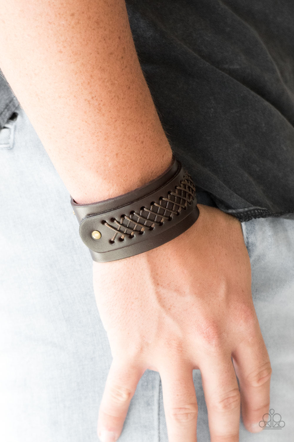 Paparazzi OUTLAW and Order - Brown Urban Bracelet