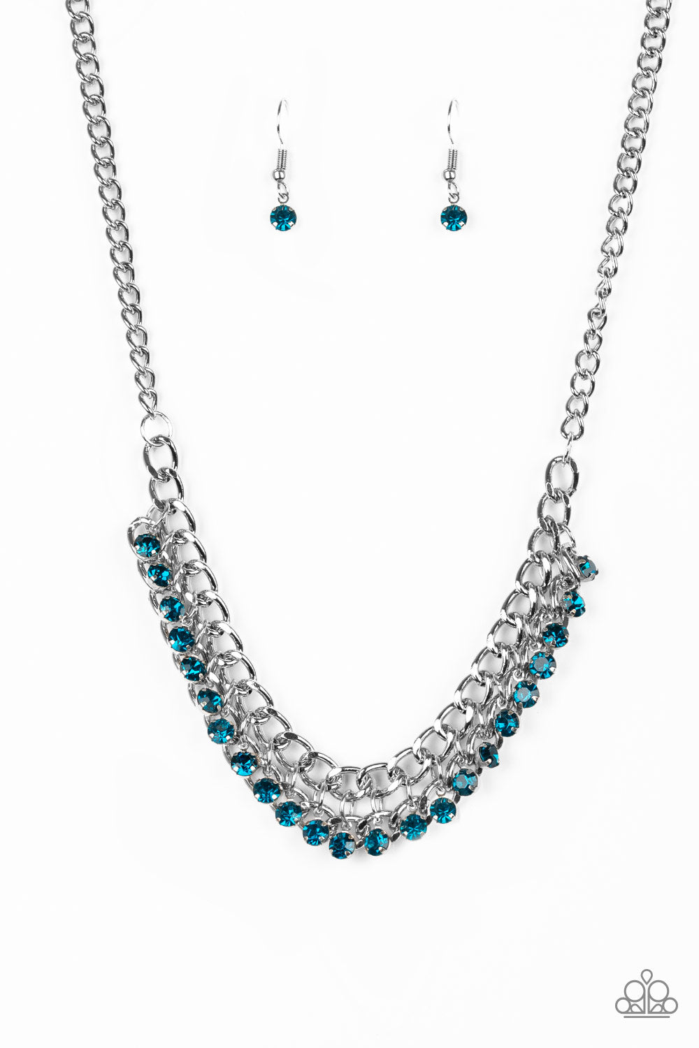 Paparazzi Glow and Grind - Blue Necklace