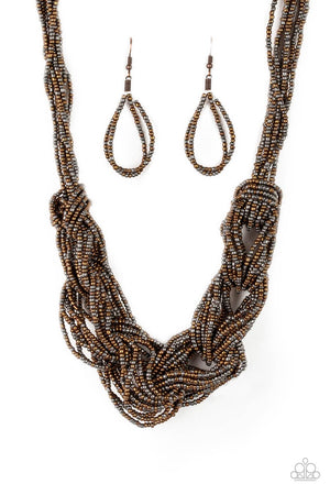 Copper, Seed Bead, Braided