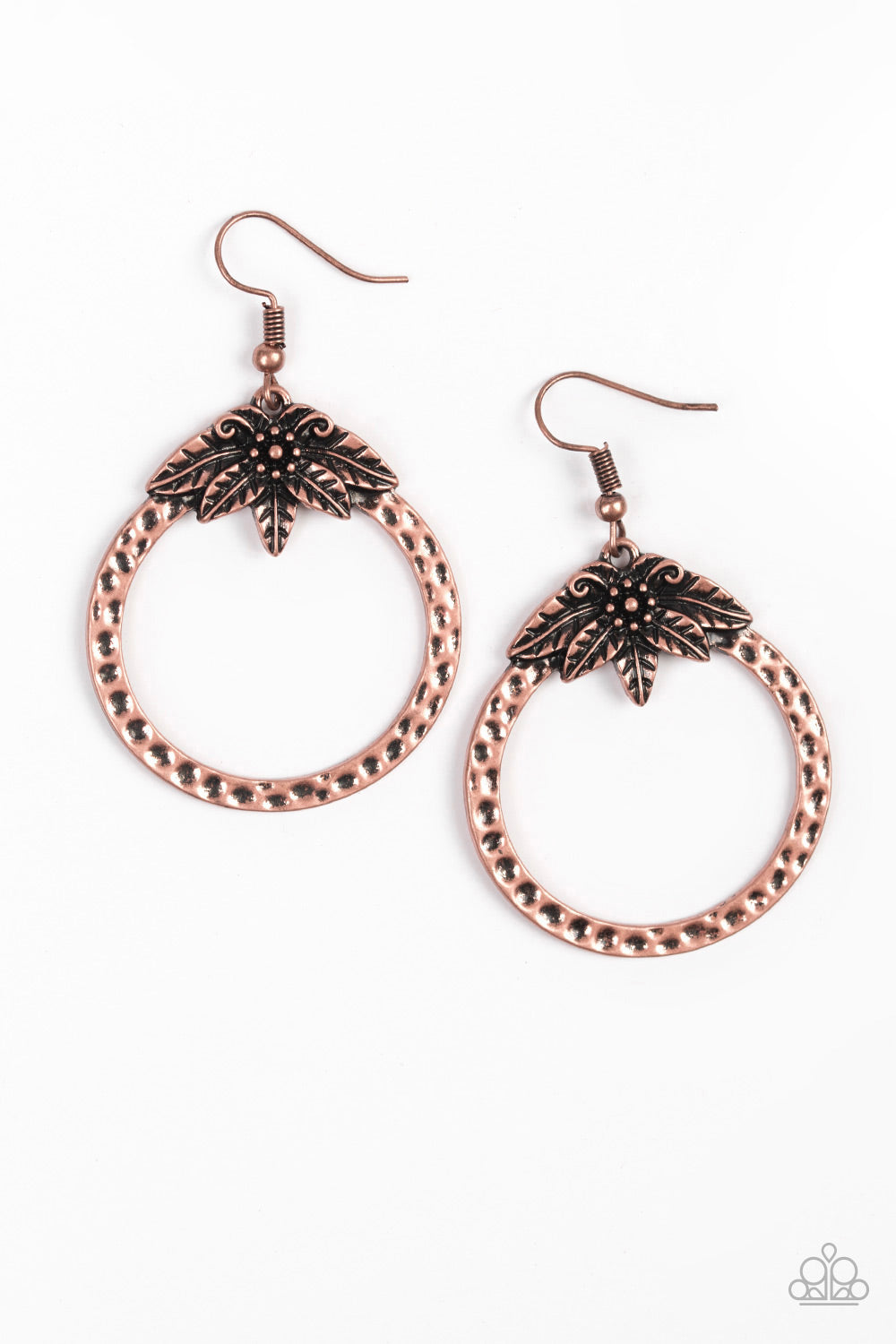 Paparazzi Island Insider - Copper Earrings