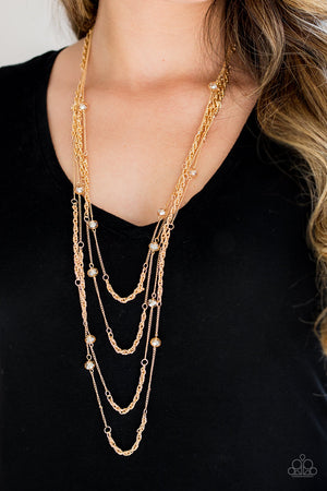 Paparazzi Open For Opulence - Gold Necklace