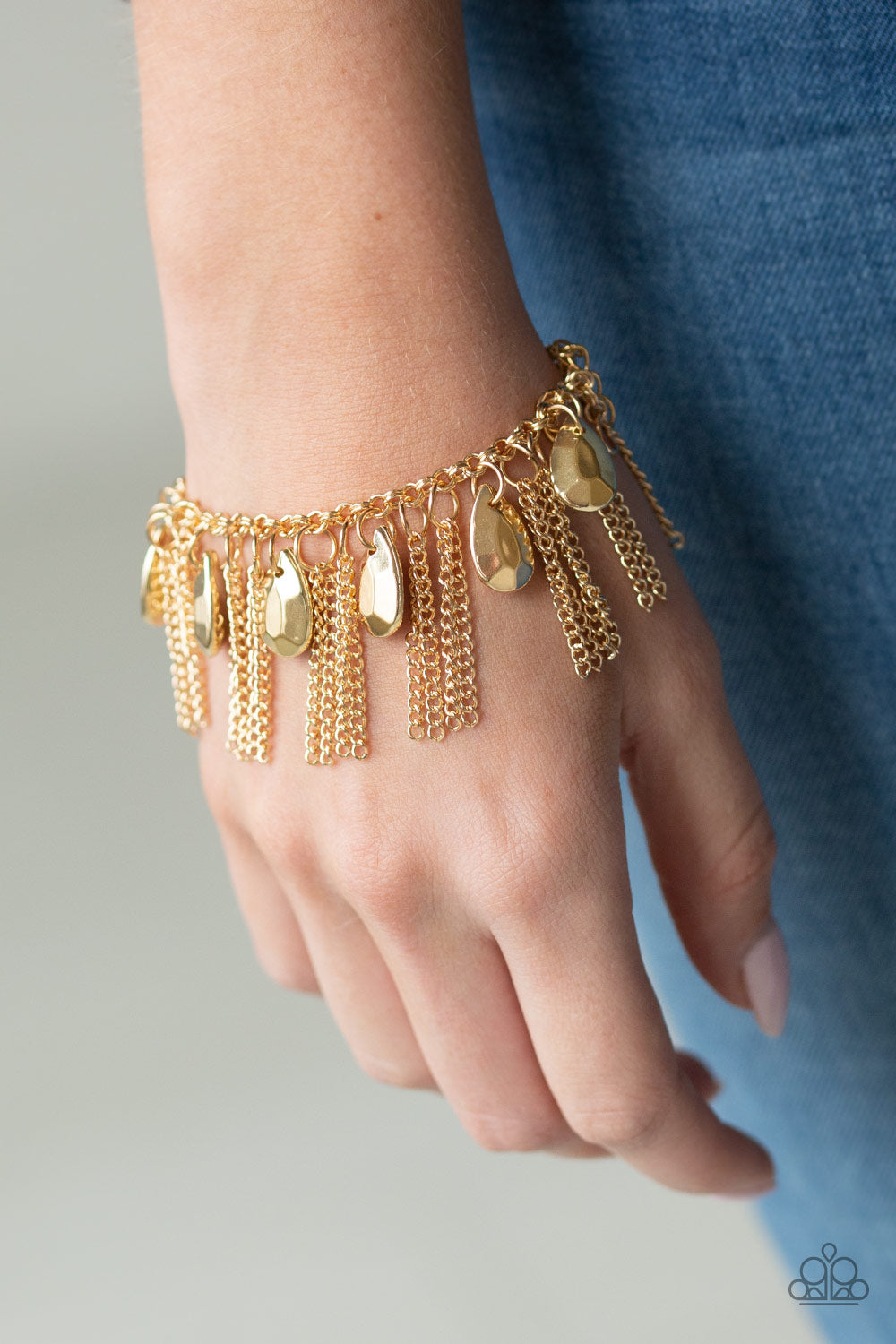 Paparazzi Brag Swag - Gold Bracelet