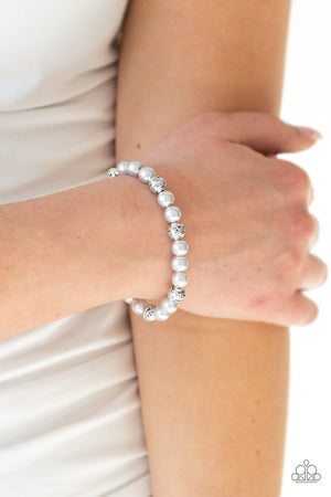 Paparazzi Poised For Perfection - Silver Bracelet