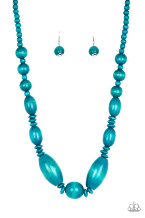 Paparazzi Summer Breezin - Blue Necklace