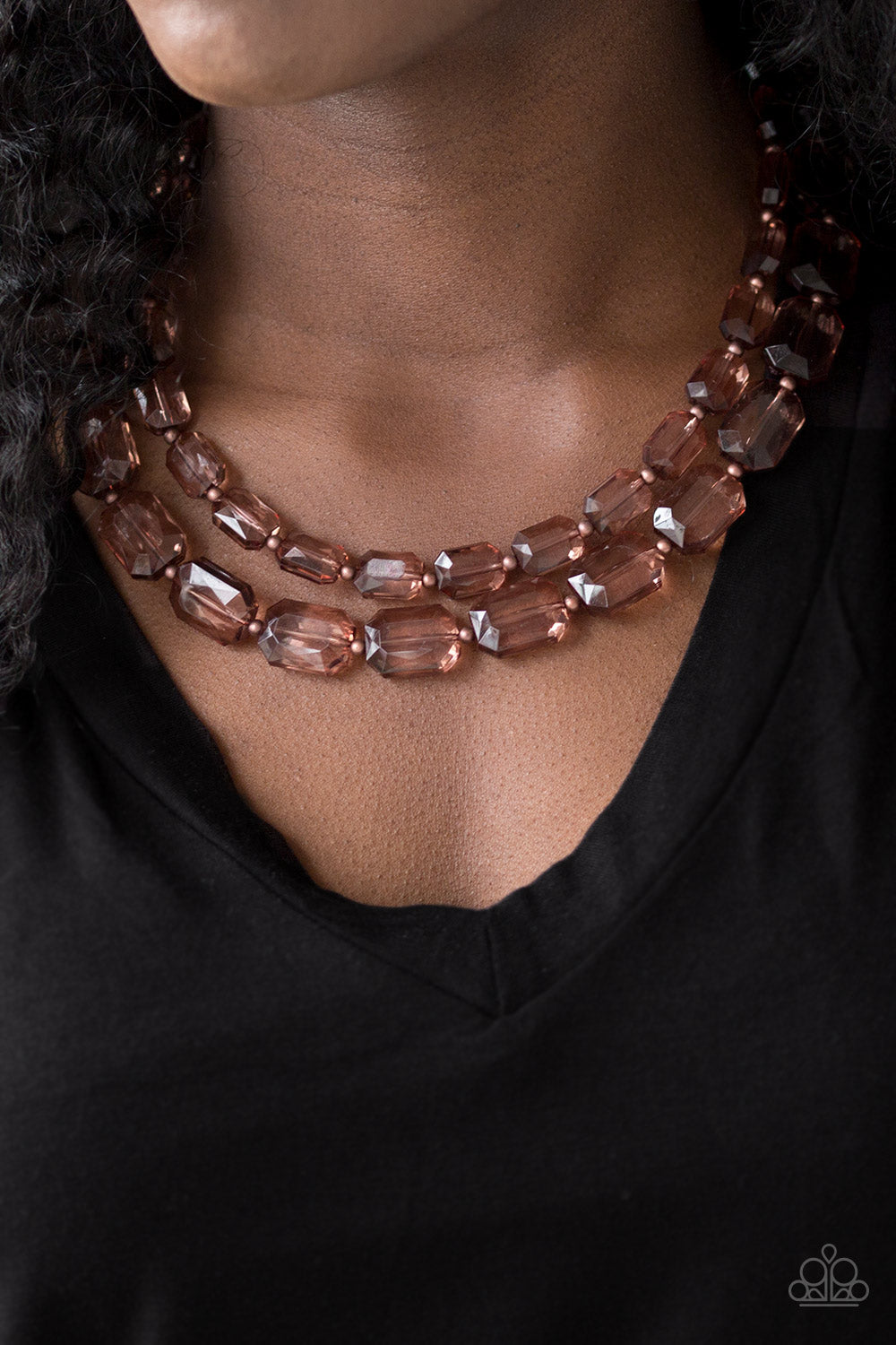Paparazzi Ice Bank - Copper Necklace
