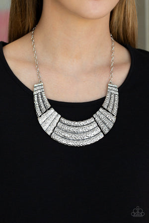 Paparazzi Ready To Pounce - Silver Necklace - Spellbound Jewelz