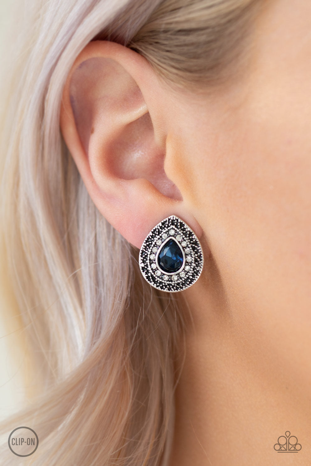 Paparazzi High-Class Celebrity - Blue Earrings
