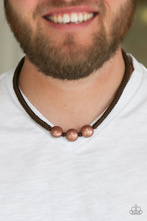 Paparazzi Pedal To The Metal - Copper Urban Necklace