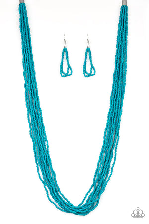 Paparazzi Congo Colada - Blue Necklace