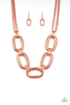 Paparazzi Take Charge - Copper Necklace