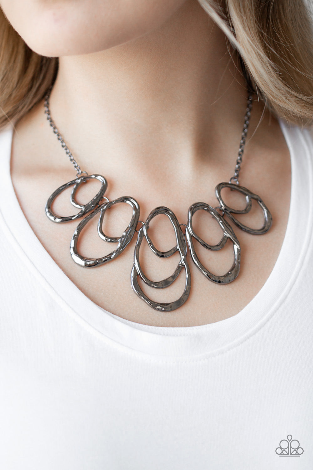 Paparazzi Terra Storm - Black Necklace