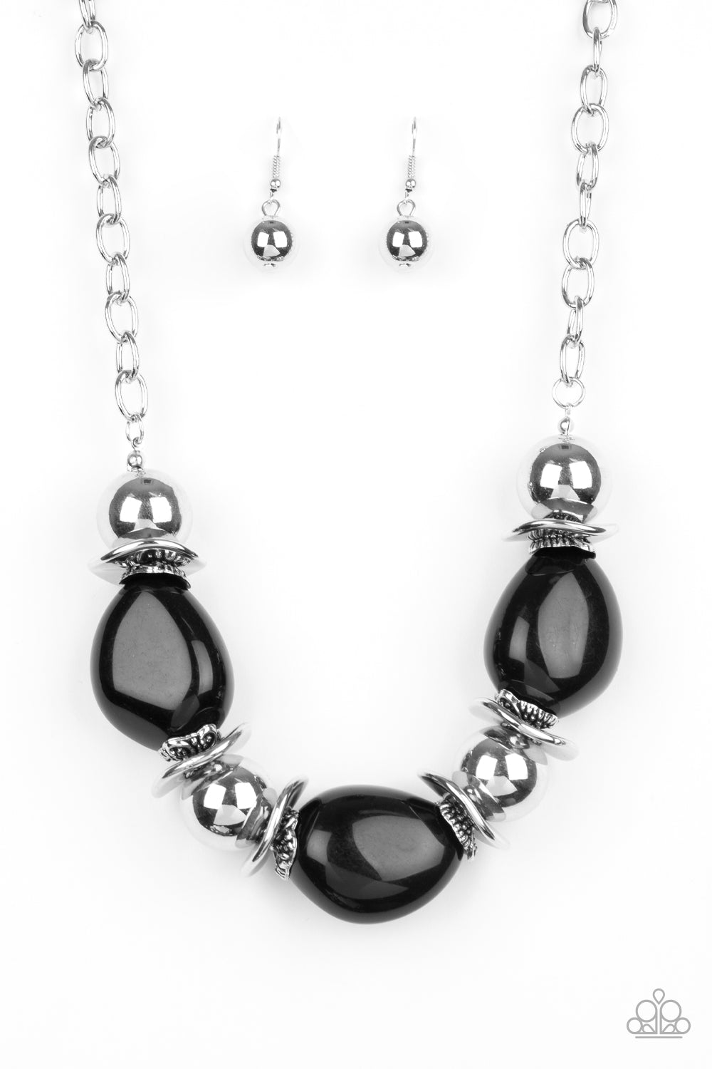 Paparazzi Vivid Vibes - Black Necklace - Spellbound Jewelz