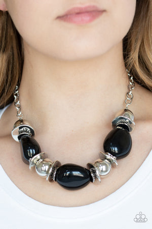 Paparazzi Vivid Vibes - Black Necklace - Spellbound Jewelz