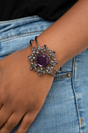 Paparazzi Elaborate Elegance - Purple Bracelet