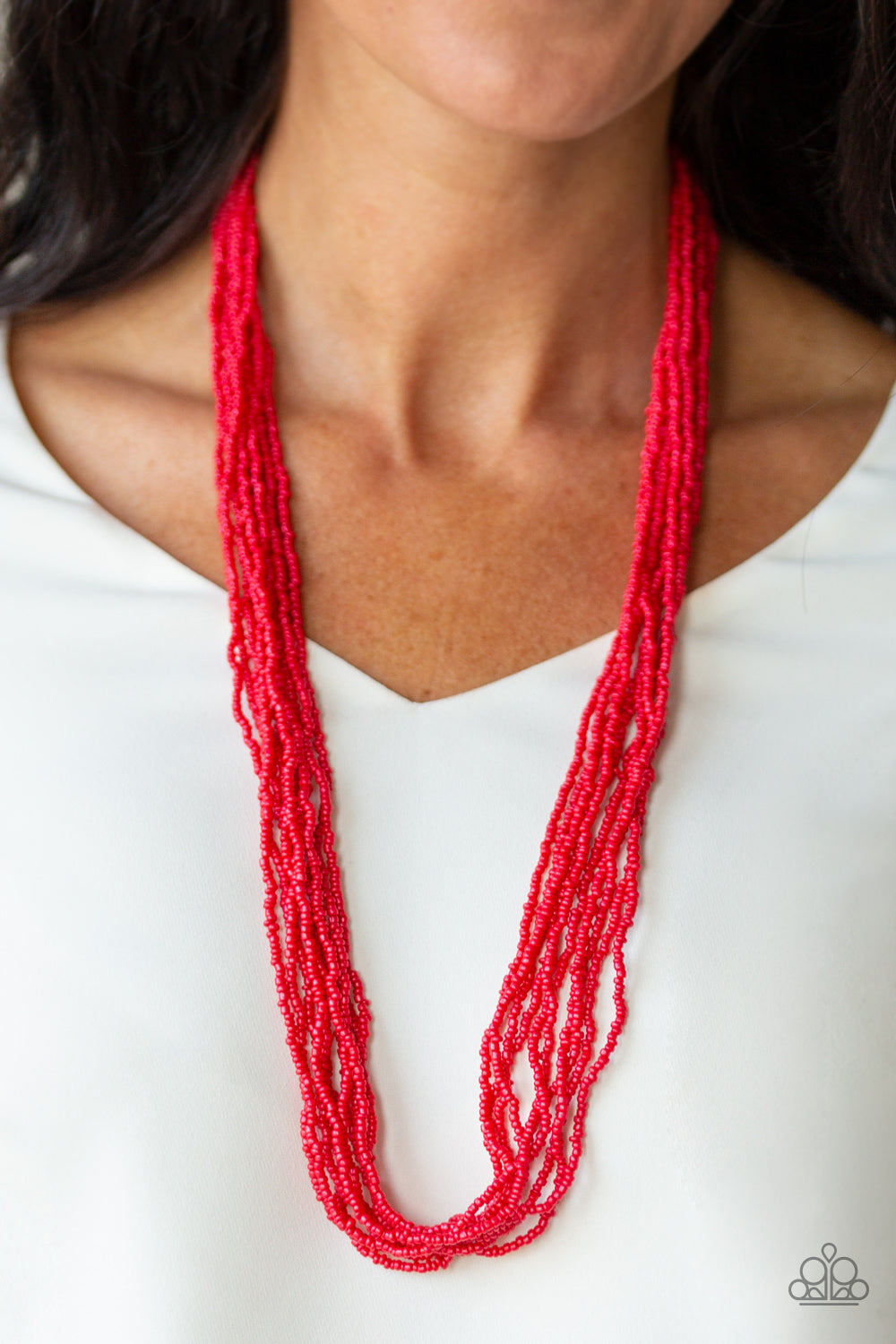 Paparazzi Congo Colada - Red Necklace