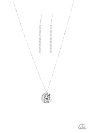 Paparazzi Let Your Light So Shine - Silver Necklace