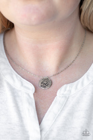 Paparazzi Let Your Light So Shine - Silver Necklace