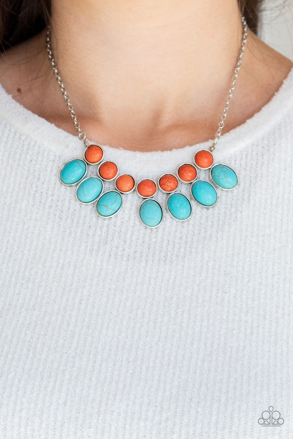 Paparazzi Environmental Impact - Blue Necklace