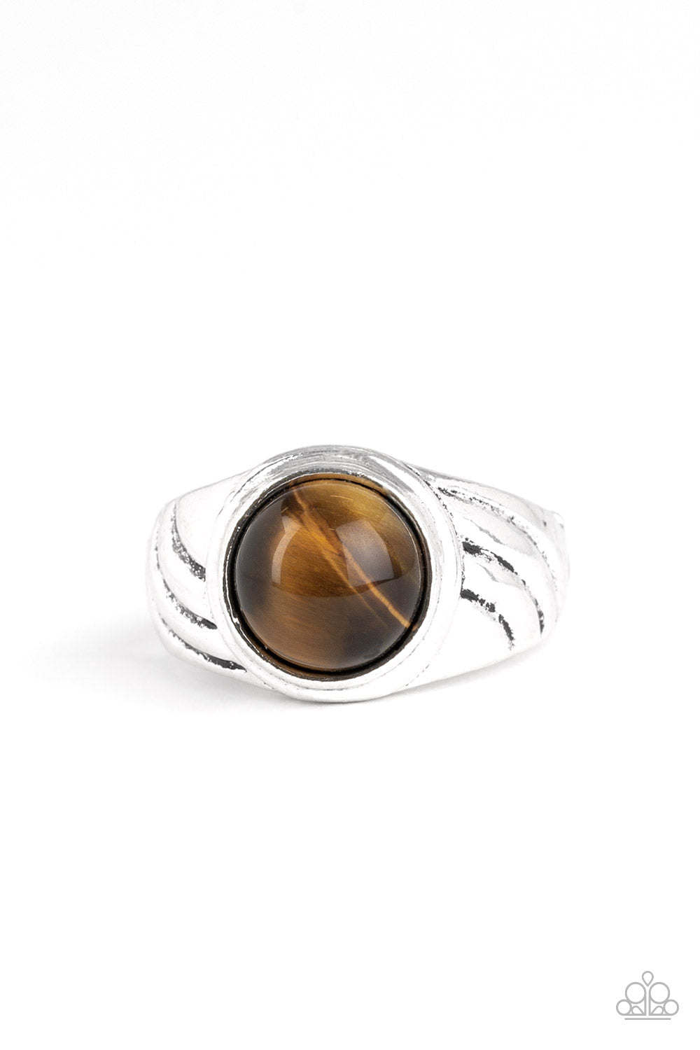 Paparazzi Play It Cool - Brown Ring