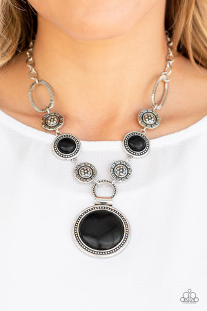 Paparazzi Sedona Drama - Black Necklace