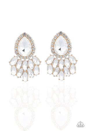 Paparazzi A Breath of Fresh HEIR - Gold Earrings