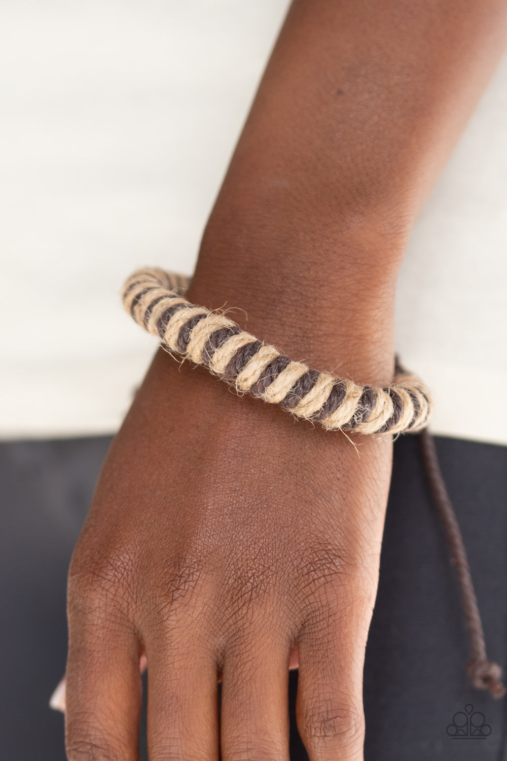 Paparazzi Island Hopper - Brown Urban Bracelet