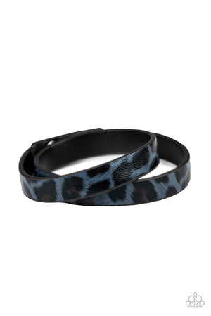 Paparazzi All GRRirl - Blue Bracelet - Spellbound Jewelz