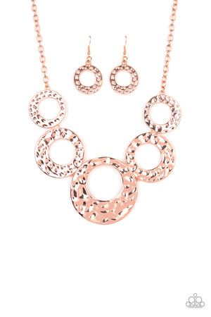 Paparazzi Mildly Metro - Copper Necklace - Spellbound Jewelz