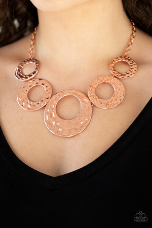 Paparazzi Mildly Metro - Copper Necklace - Spellbound Jewelz