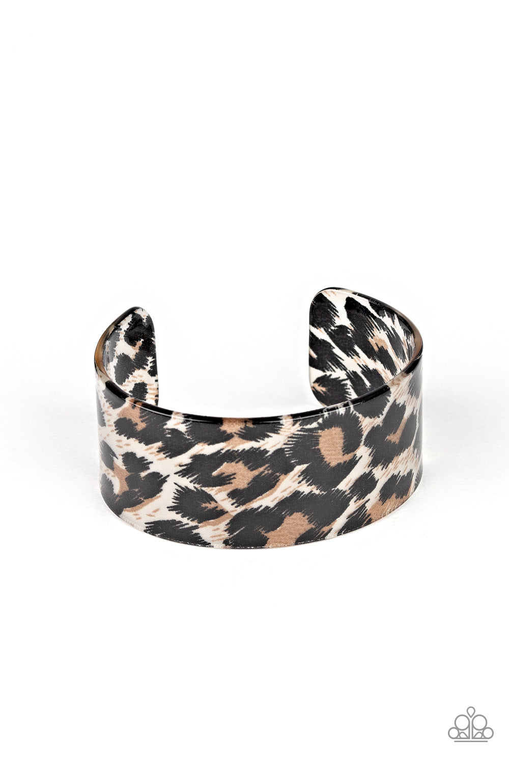 Paparazzi Top Cat - Brown Acrylic Bracelet