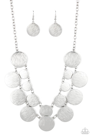 Paparazzi Stop and Reflect - Silver Necklace
