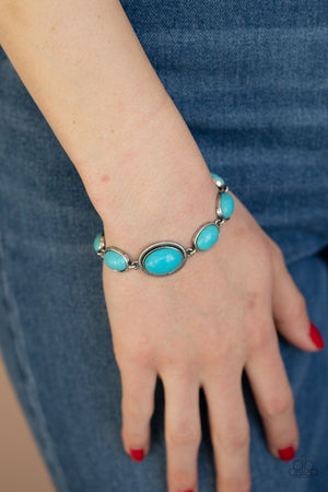 Paparazzi Serene Stonework - Blue Bracelet