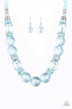 Paparazzi Bubbly Beauty - Blue Necklace