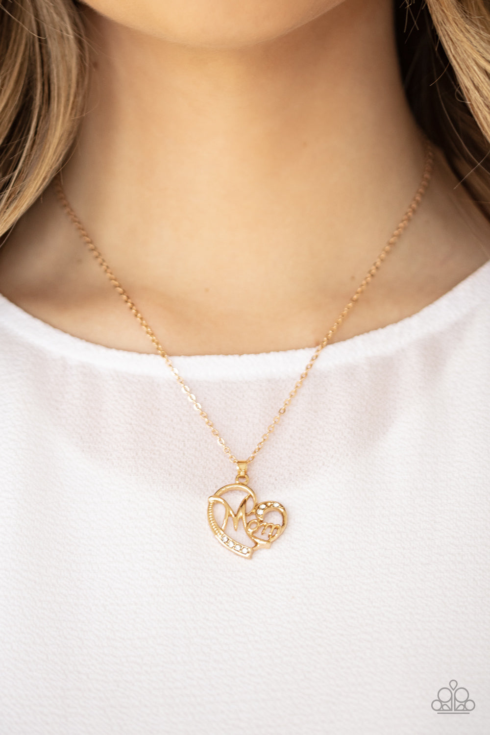 Paparazzi Mom Moments - Gold Necklace - Spellbound Jewelz