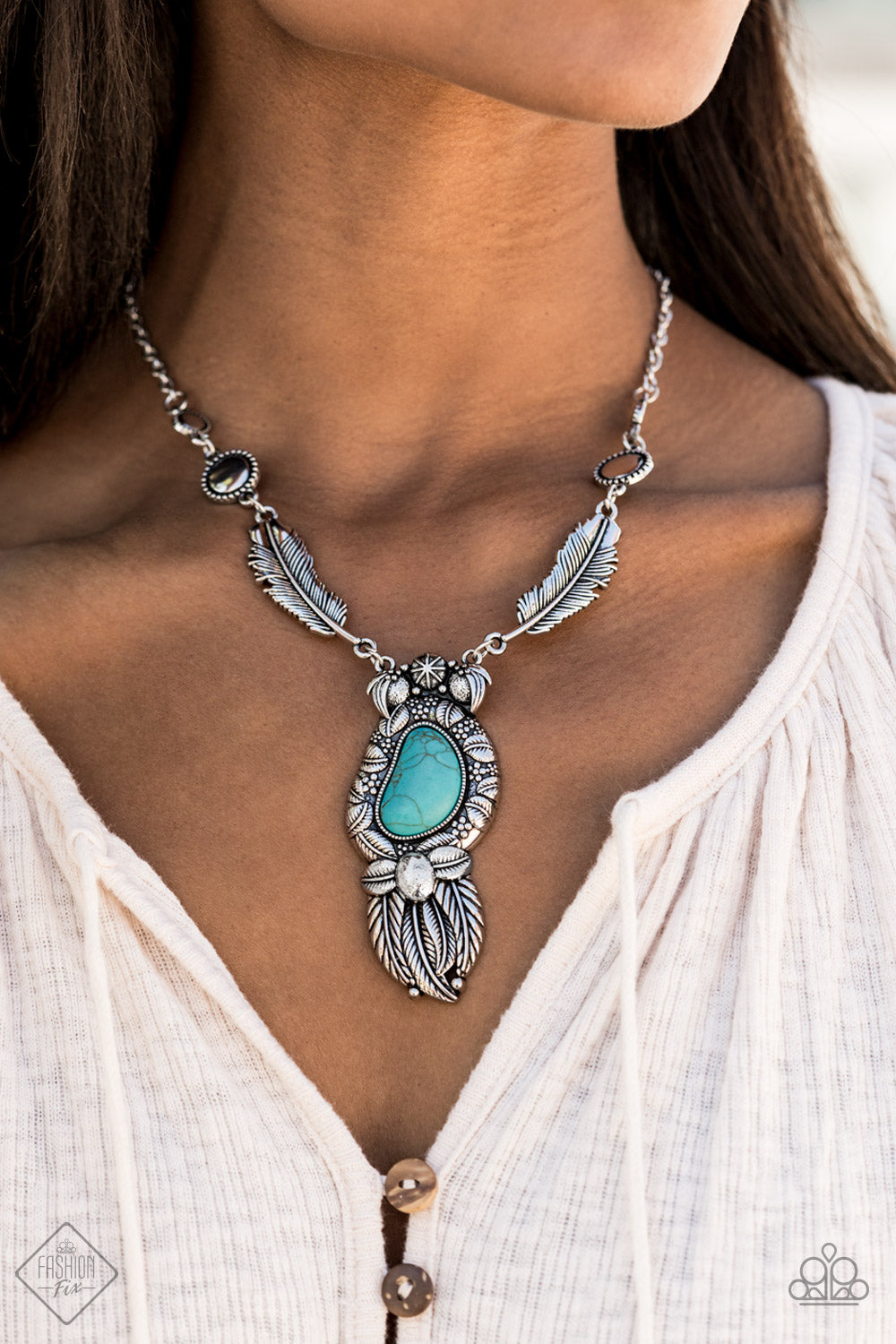 Paparazzi Ruler of The Roost - Blue Necklace