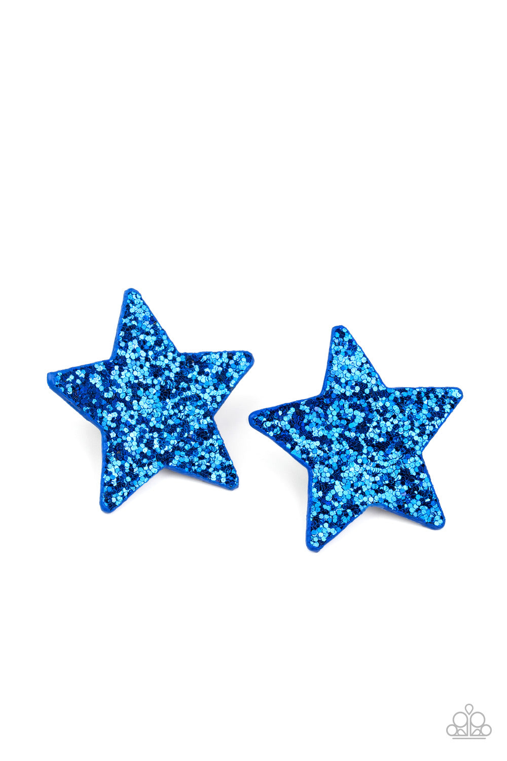 Paparazzi Star-Spangled Superstar - Blue Hair Clip