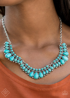 Paparazzi Naturally Native - Blue Necklace