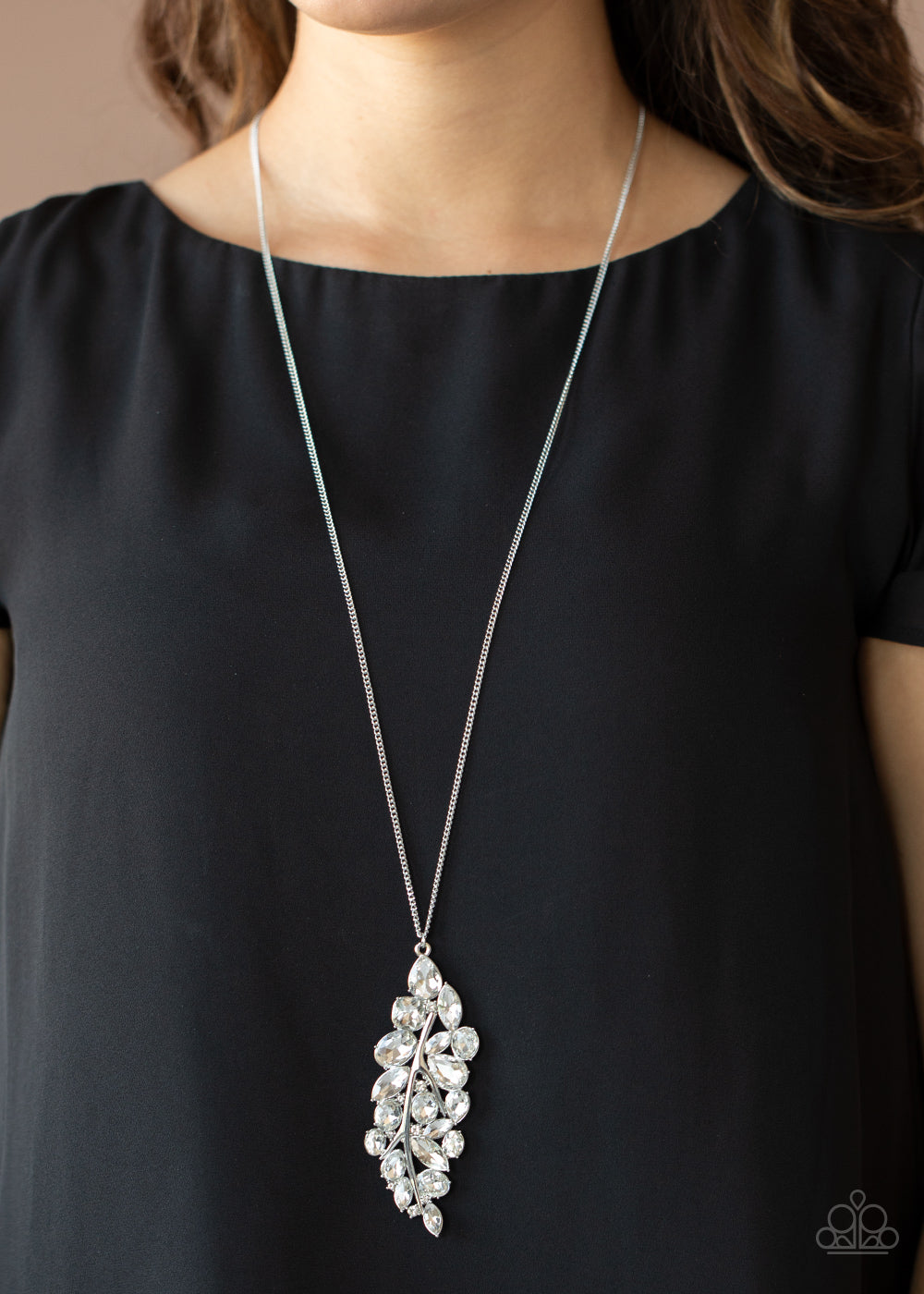 Paparazzi Life of the Party Exclusive - Take a Final BOUGH White Necklace