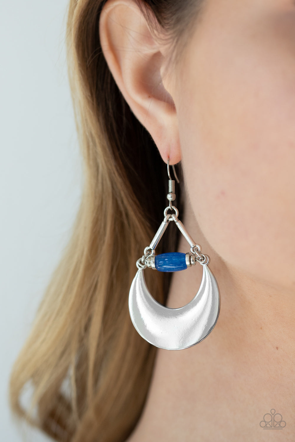 Paparazzi Mystical Moonbeams - Blue Earrings